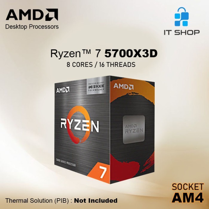 Processor Amd Am4 Ryzen 7 5700X3D Box