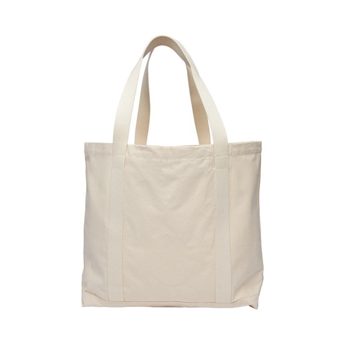 Maison Kitsune Palais Royal Canvas Tote Bag Ecru