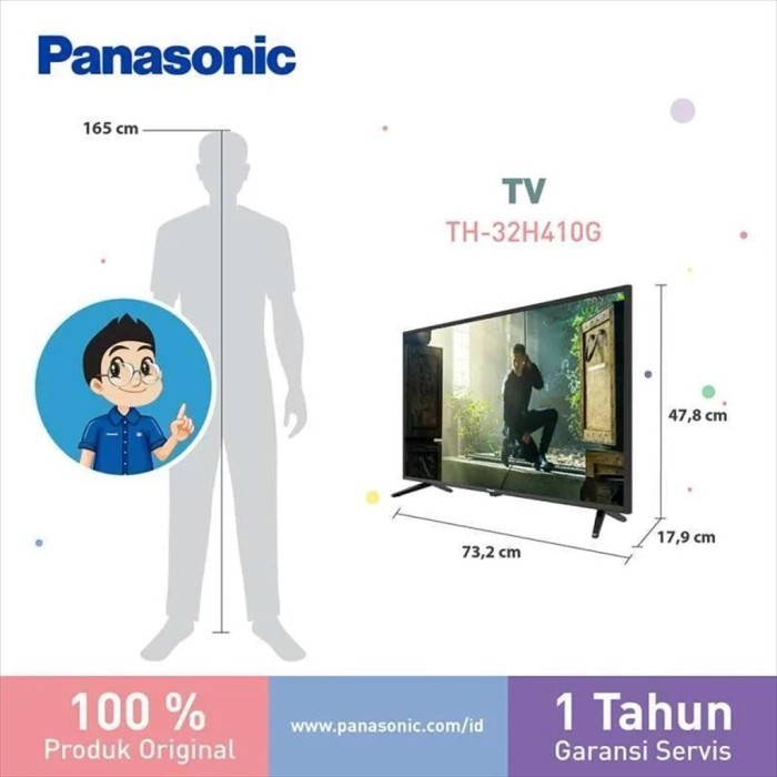 Panasonic Led Tv Digital 32 Inch Th-32H420G / 32H420G Garansi Resmi Termurah Terlaris Promo