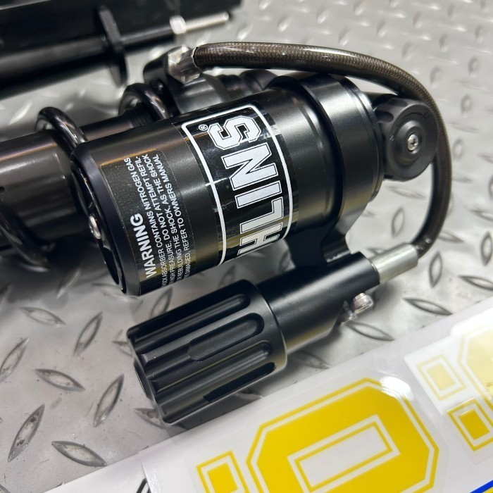 Shock Tabung Ohlins Ya Series Black With Preload Adjuster Vespa