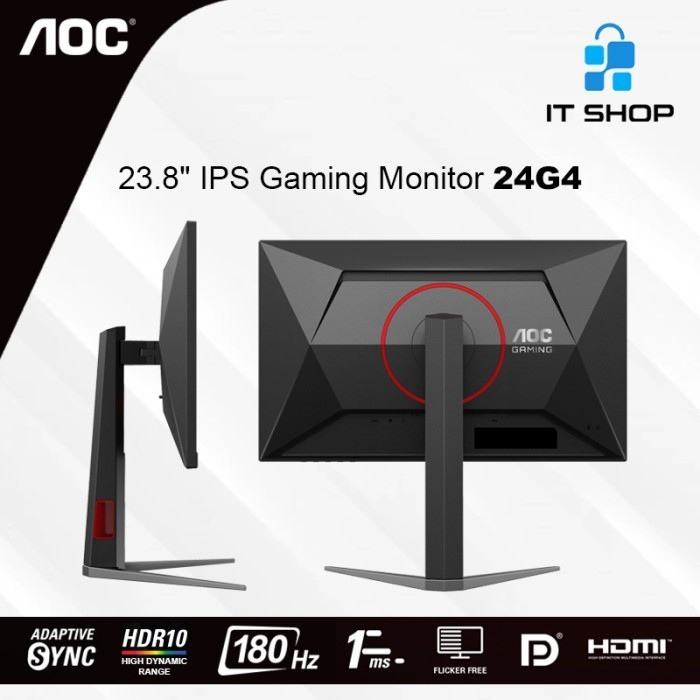 Aoc 24G4 Adaptivesync Gaming Monitor 23.8 Inch