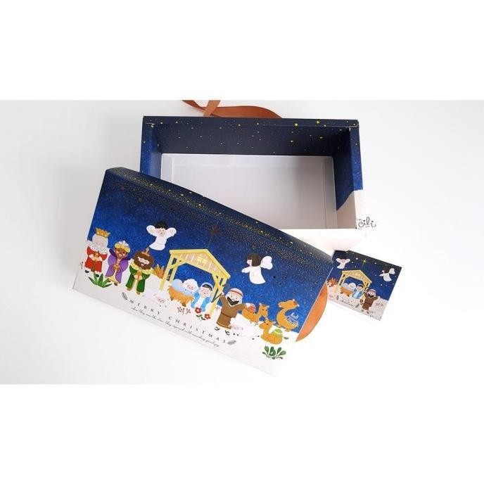 [Box 3 Kings] Kotak Natal 2 Toples 112 / Kue Setengah Loyang Fionitastuff