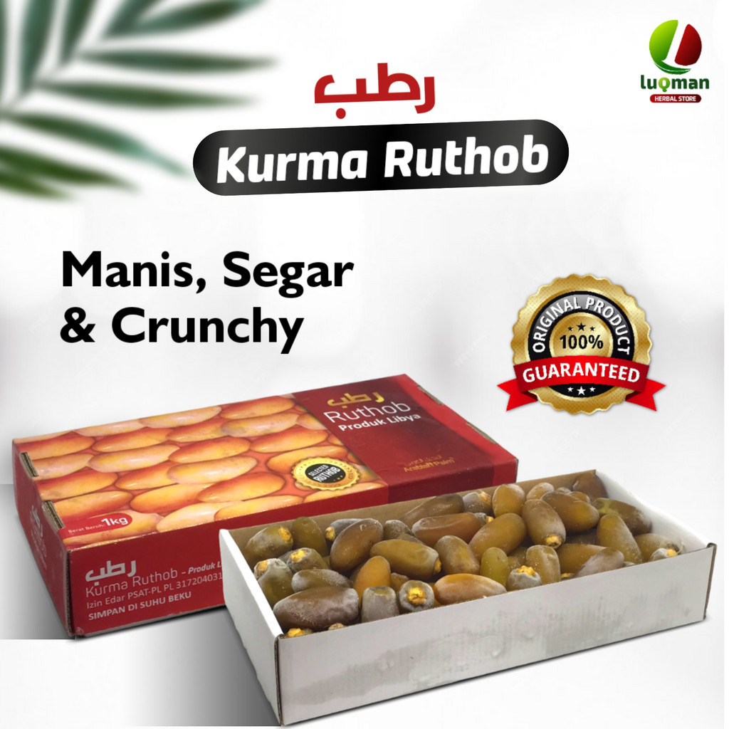 

Kurma Ruthob Libya 1kg | Kurma Muda Segar Pilihan