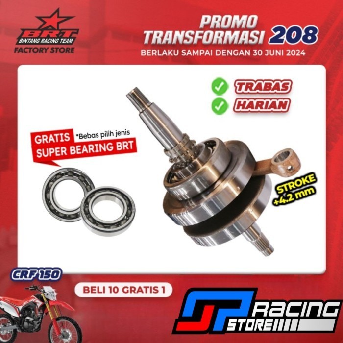 Kruk As Stroke Up Brt - Crank Shaft Honda Crf 150 - Promo 208