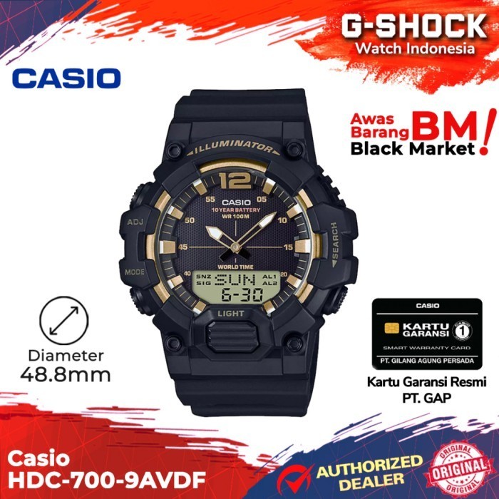 Casio General Hdc-700-9Avdf Hdc-700-9A Hdc-700 Hdc700 Hdc 700 Termurah Terlaris Promo