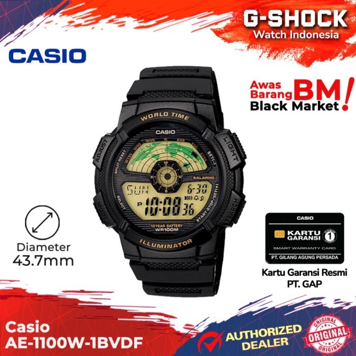 Casio General Ae-1100W-1Bvdf Ae-1100W Ae-1100 Ae1100W Ae 1100W