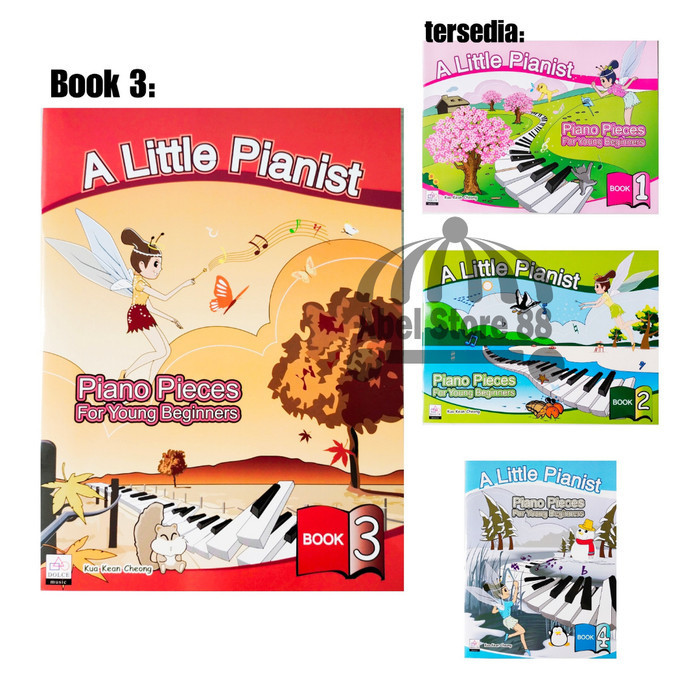 

A Little Pianist Book 1234 Piano Pieces For Young Beginners Buku