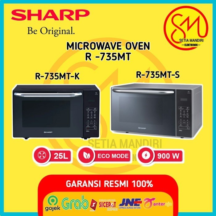 Sharp R735Mt Grill Microwave Oven R735-Mt R-735Mt (K)
