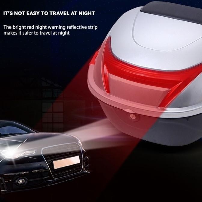 Epic Finds Box motor belakang, bagasi motor, Helm Sepeda Motor Bagasi