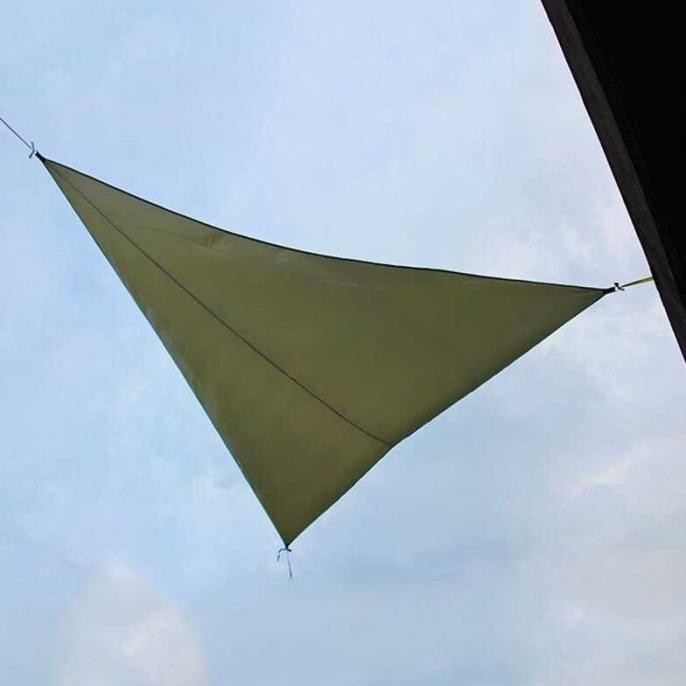 Tenda Kanopi Bentuk Segitiga Bahan Kain Anti Air Camping Outdoor Taman