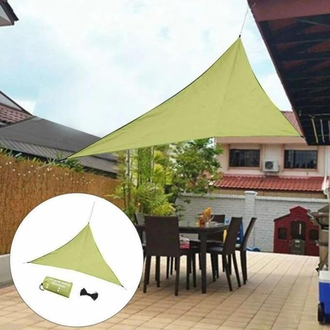 Tenda Kanopi Bentuk Segitiga Bahan Kain Untuk Camping/Taman/Outdoor