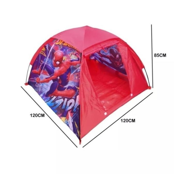 Tenda Anak Bermain Model Karakter SPIDERMAN Camping Indoor Rumahan