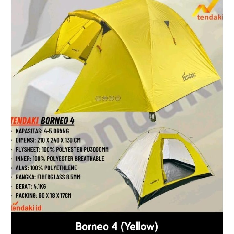 TENDA CAMPING MURAH 4-2-6 ORANG TENDA KEMPING LIPAT New Pavillo