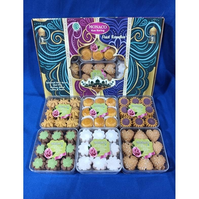 

CR - Kue Paket Lebaran MONACO isi 6 Toples TERLARIS