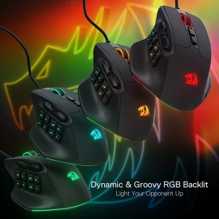 Redragon Aatrox M811 Rgb - Macro Gaming Mouse Termurah Terlaris Promo