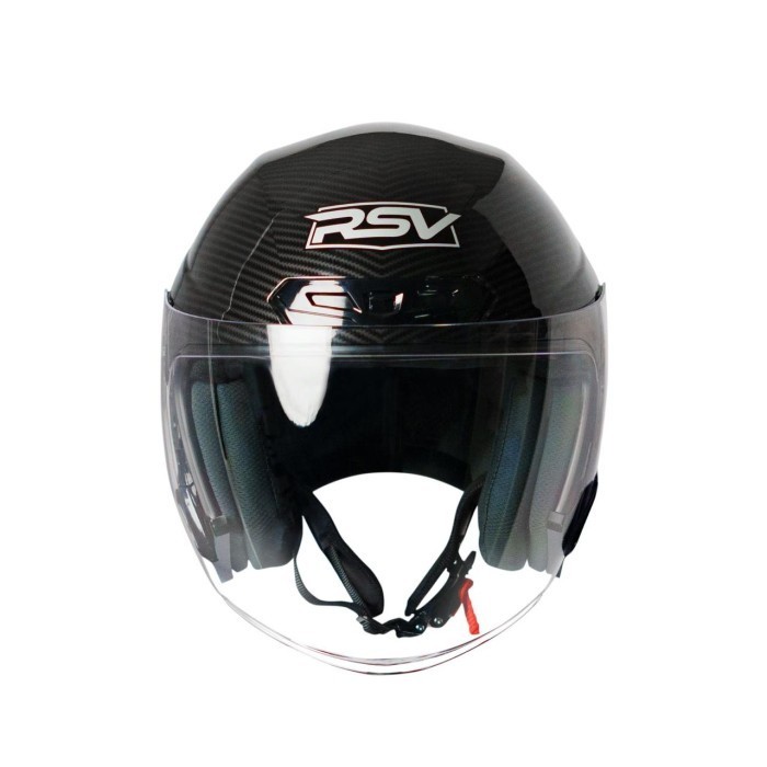Rsv New Windtail Carbon Glossy Helm Half Face Original Rsv Termurah Terlaris Promo