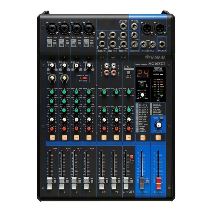 Yamaha Mg10Xuf Mg10 Xuf Mg 10Xuf Audio Mixer Console 10 Channel Fader Termurah Terlaris Promo