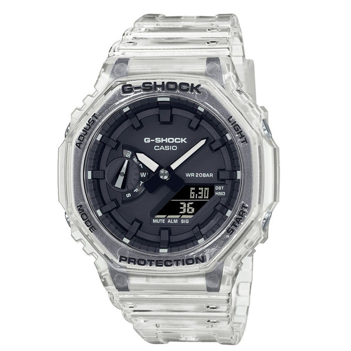 Casio G-Shock Ga-2100Ske-7Adr - Jam Tangan Pria - Transparan - Ga2100