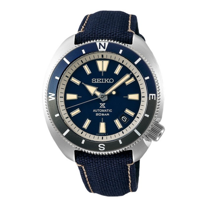 Seiko Prospex Tortoise Land Srpg15K1 Automatic Blue Dial Blue Fabric