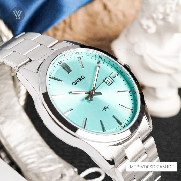 Casio Mtp-Vd03D-2A3Udf Jam Tangan Pria Analog Mtp-Vd03D-2A3 Tiffany