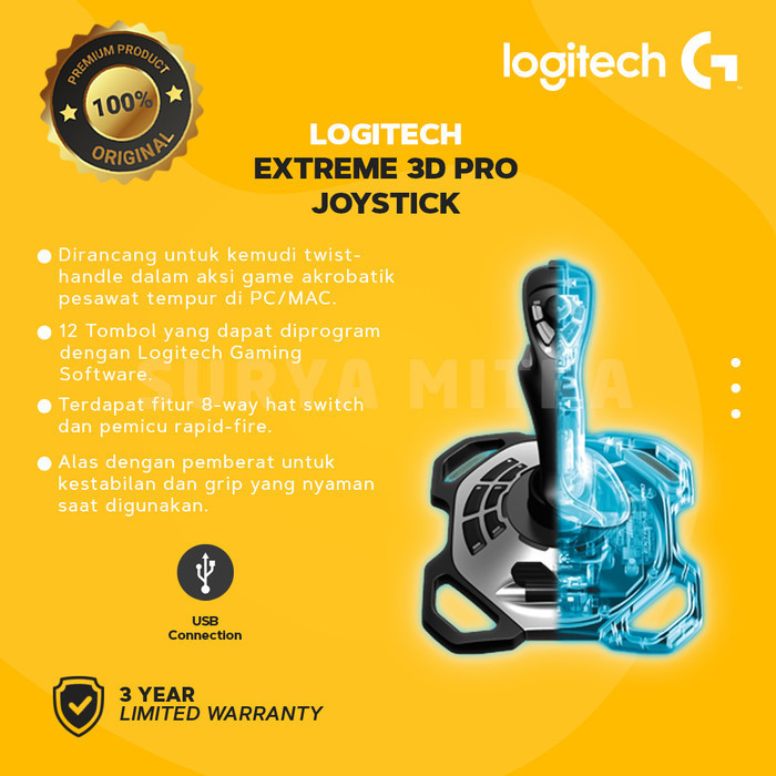 Logitech Extreme 3D Pro, Pc / Mac