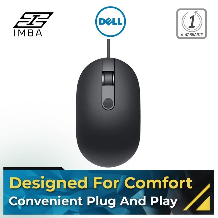 Dell Ms819 Wired Mouse With Fingerprint Reader