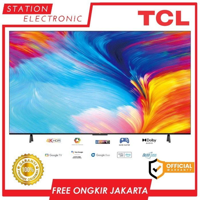 Led Tv Tcl 75P635 Google Android Smart Tv Uhd 4K 75 Inch P635