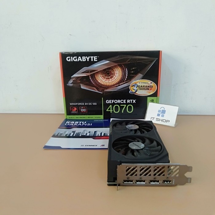 Gigabyte Geforce Rtx 4070 Windforce Oc 12G