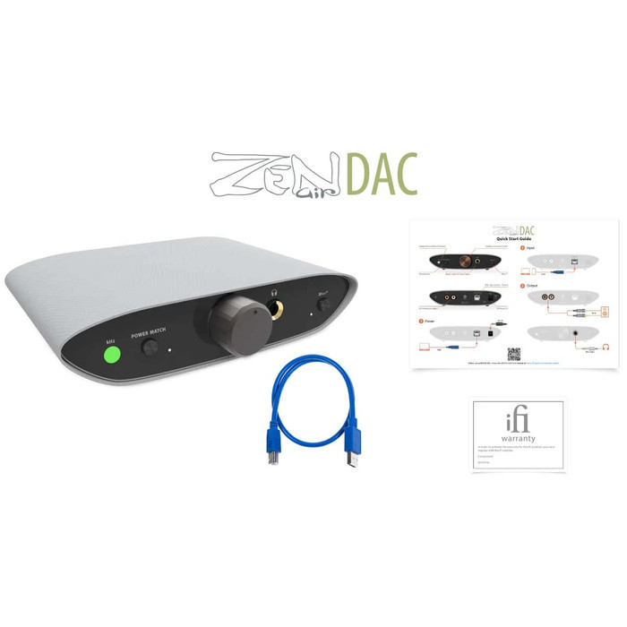 Ifi Zen Air Dac Hi-Res Desktop Dac / Headphone Amp With Xbass+