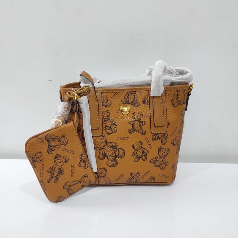 TTWN BEAR ORIGINAL TN3485 TOTE BAG TERBARU - TAS TOTE - TTWN BEAR