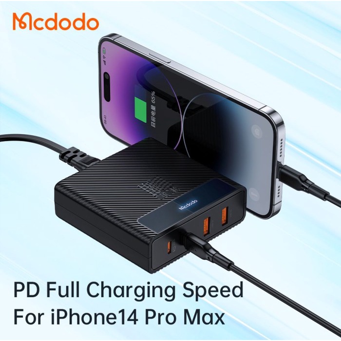 Mcdodo Adapter Charger Desktop 4In1 Gan Pd 100W For Macbook Air Pro