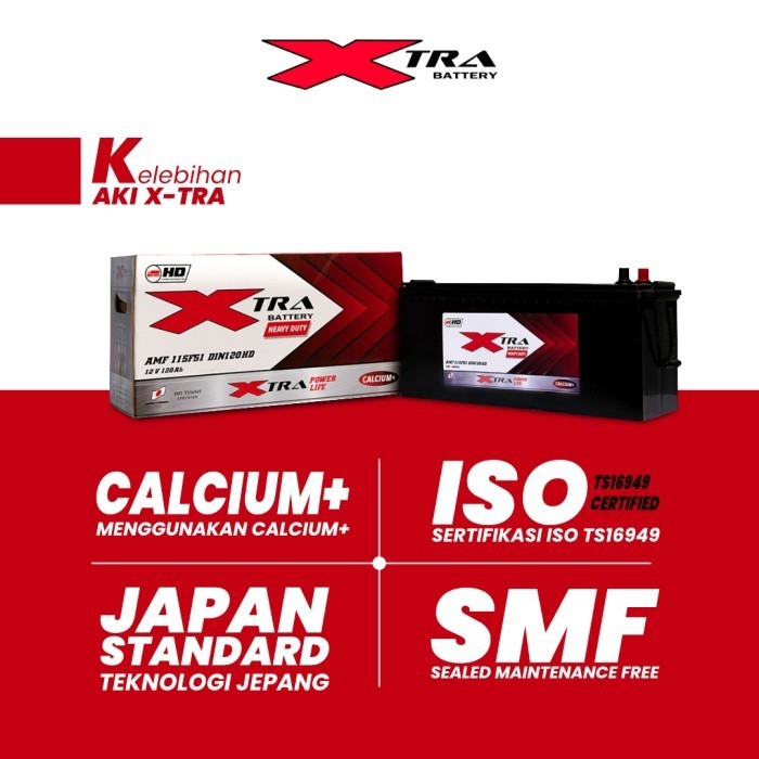 Aki Mobil Daihatsu Taruna Xtra Supreme Ns60 55B24R - Aki Kering Mobil