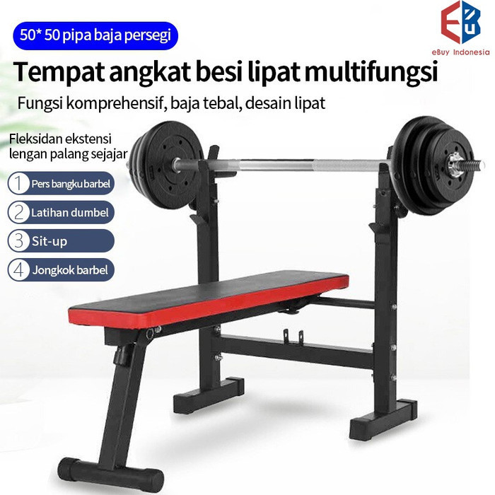 Bench Press Murah / Bench Press Alat Fitness / Bench Press Multifungsi Termurah Terlaris Promo