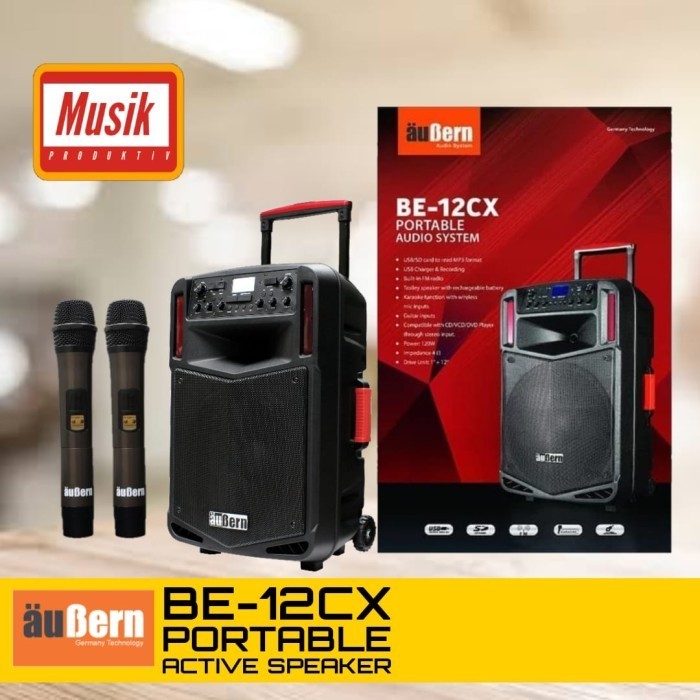 Aubern Professional Portable Speaker System Be12Cx / Be 12Cx / Be-12Cx Termurah Terlaris Promo