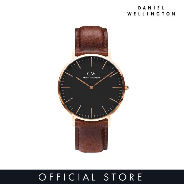 Daniel Wellington Classic Black St. Mawes 40 Rose Gold - Dw00100124