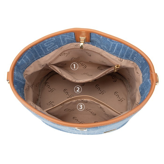 En-Ji Yundo Shoulderbag - Denim