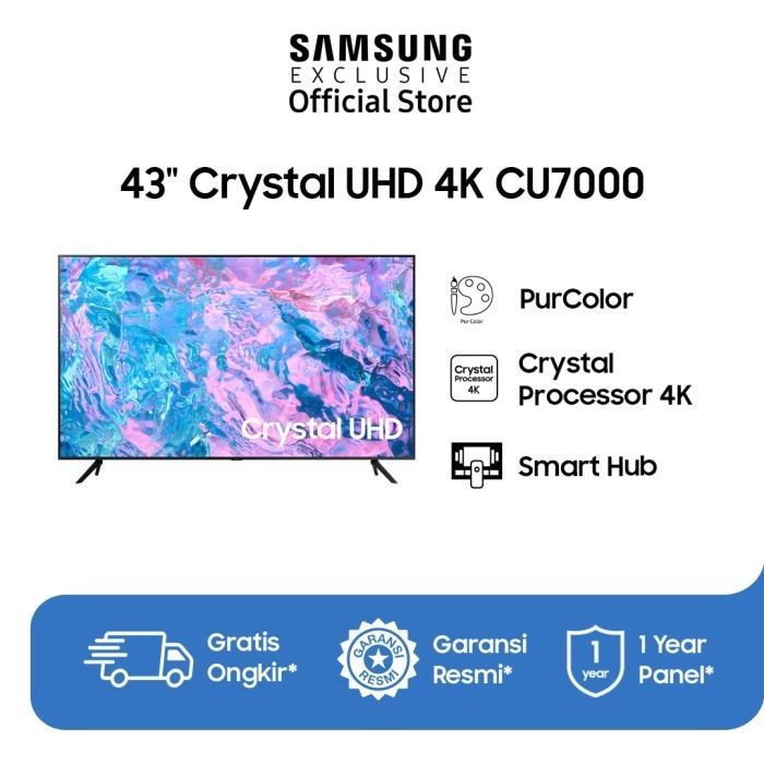 Samsung Crystal Uhd 4K Smart Tv Cu7000