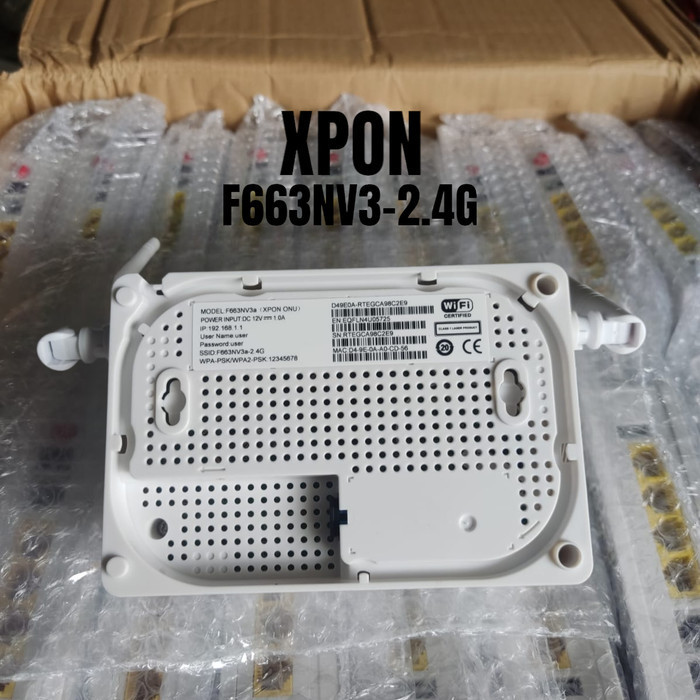 New ZTE F663 ONU GPON 300Mbps