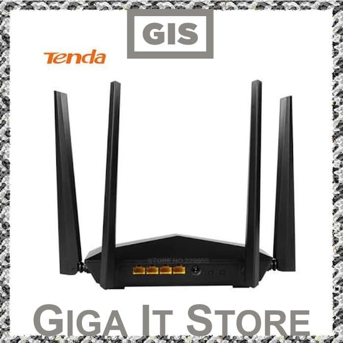 New ROUTER TENDA AC6 AC1200 TEMBUS TEMBOK PEMANCAR WIFI WI FI WALL KILLER