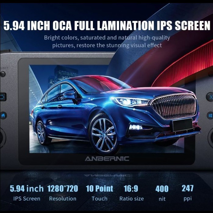 Anbernic Win600 Handheld Portable Gaming Pc Windows Video Game Console Termurah Terlaris Promo