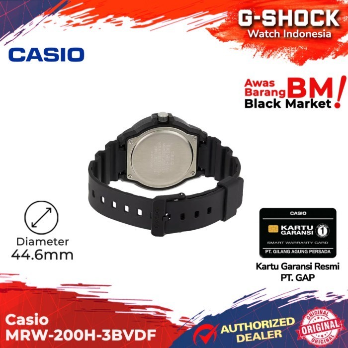 Casio General Mrw-200H-3Bvdf Mrw-200H Mrw-200 Mrw200H Mrw 200H Termurah Terlaris Promo