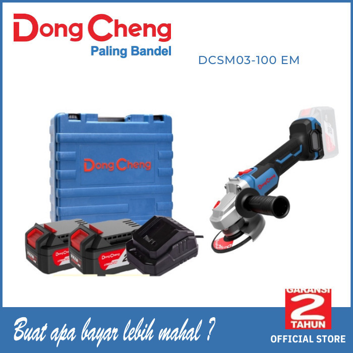 Mesin Gerinda Baterai Brushless Dongcheng Dcsm03-100 Em Termurah Terlaris Promo