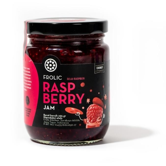 

favorit] FROLIC Organic Raspberry Jam - Selai Buah Rasberi Organik