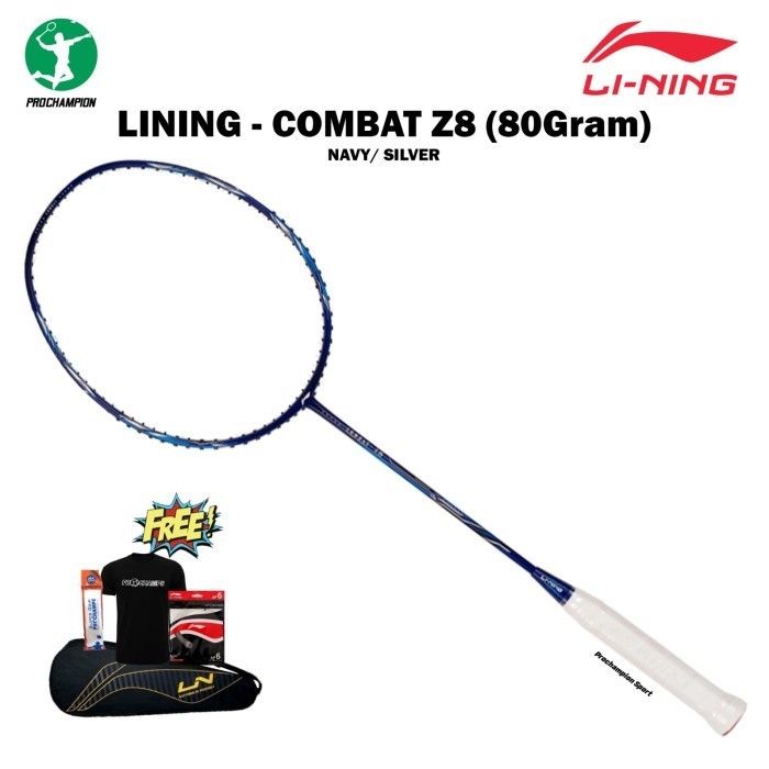 Raket Badminton Lining Combat Z8 / Combat-Z8 80Gr Original
