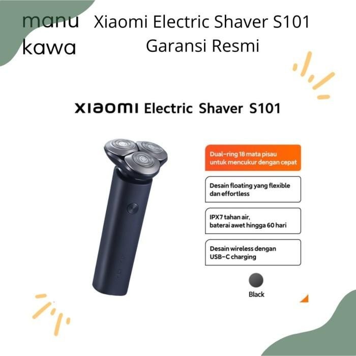 Xiaomi Electric Shaver S101 Dual Ring 18 Mata Pisau IPX7 Garansi Resmi