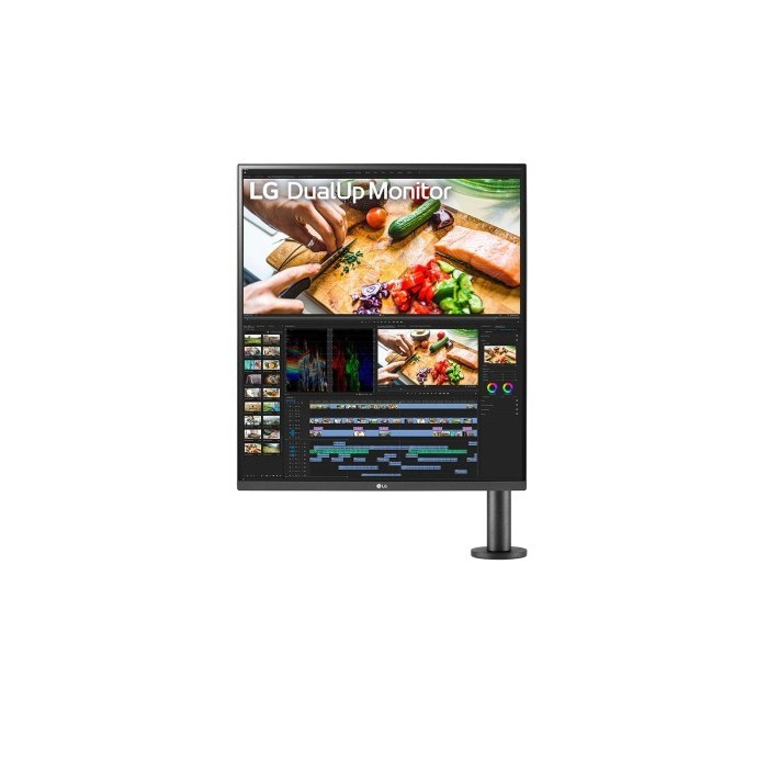 Monitor Dualup Lg 27.6" 28Mq780-B Sdqhd Nano Ips With Ergo Stand