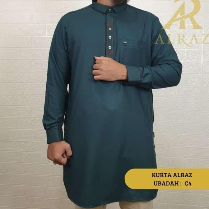Kurta / Kemko Al Raz Baju Kemeja Koko Kombinasi Premium