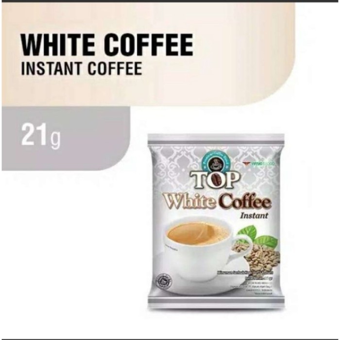 top white coffee renceng 12 sachet