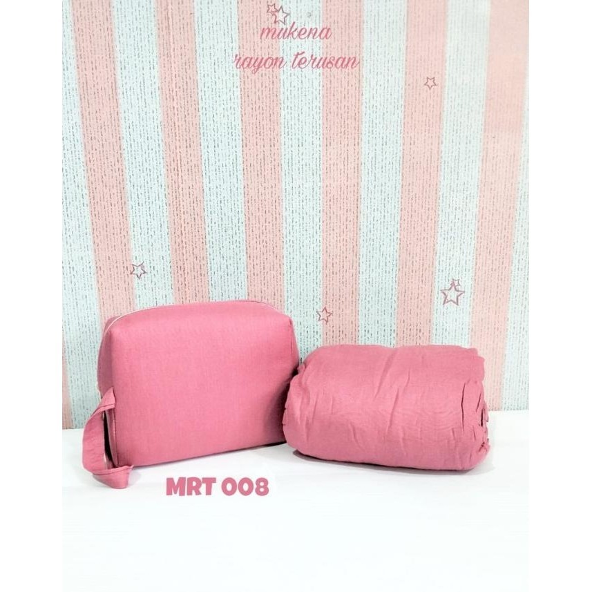 Mukena Terusan Traveling Rayon Premium Polos Model 2In1 Murah Berkualitas