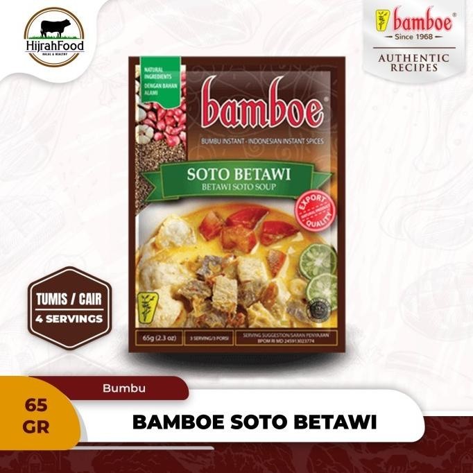 

Bamboe Bumbu Soto Betawi | Betawi Soto Soup Spice Mix (65 g)